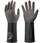 ショーワ　耐薬品手袋　Ｎｏ８７４Ｒ　ブチルゴム製化学防護手袋　ＸＬサイズ　ブラック　黒 NO874R-XL BK