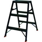 ショッピングTRUSCO TRUSCO(トラスコ)　アルミ製踏台　３段　高強度型　黒 TSAF-3-BK