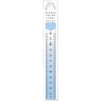 共栄プラスチック　ニュアンスカラー定規　１２ｃｍ　バタフライピー NJ-12-05