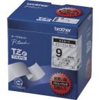 ｂｒｏｔｈｅｒ　Ｔｚｅテープ　黒文字／透明テープ　／９ｍｍ　（お徳用パック５個入） TZE-121V