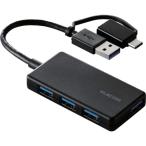 ELECOM USBHUB3.0 Type-C изменение адаптор есть . compact автобус энергия 4 порт черный U3H-CA4004BBK