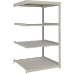 ショッピングTRUSCO TRUSCO(トラスコ) スチールラック 薄型ラック（耐荷重100kg）９００×５９５×Ｈ１５００ ４段連結 ネオグレー ネオグレー UL5364B NG≪L≫