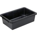 TRUSCO(トラスコ)　トラ舟２０Ｌブラック（角型・再生原料使用） PSB20-BK