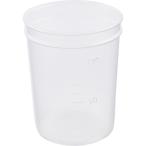 ＡＳ　ディスポカップ　ブロー成型　φ５６×φ４７×φ７２ｍｍ　１００ｍｌ　Ｂ−１００ 1-4659-21