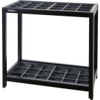 TRUSCO( Trusco ) aluminium стойка для зонтов 18шт.@. черный TAK-18-BLK