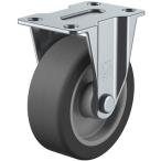 ユーエイ　プレート式　固定　キャスター　エラストマー　車輪径３２ｍｍ　　Ｇタイプ　ＧＲ型　取付寸法２９×０ GR-32EL