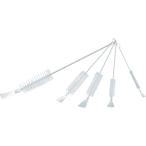 TRUSCO(トラスコ)　理化学ブラシ　注射器用　ナイロン毛　ステンレス柄２ｃｃ用 TBS-S2N