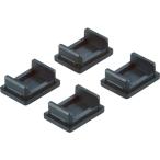 TRUSCO(トラスコ)　スチールラックＭ１．５型軽中量棚用樹脂ベース　４個入 M1.5-JB4S≪L≫