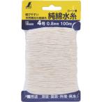 シンワ　純綿水糸　カード巻　４号　０．８ｍｍ１００ｍ 78489