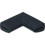 TRUSCO(トラスコ)　安心クッション　はさみこみ型　コーナー用　幅９ｍｍ　ブラック TAC-151BK