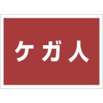 ユニット　ゼッケンステッカー背中用　ケガ人 831-965