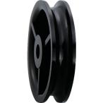 ヨコヅナ　黒ナイロン車　車のみ　２５ｍｍ　丸 1520