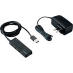 ELECOM USB2.0HUB AC адаптор есть собственный энергия 4 порт черный U2H-AN4SBK