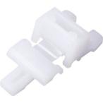 トラスコ中山（株）　ＴＲＵＳＣＯ　２枚フタ用ジョイント　ＣＲ−Ｓ５０２Ｆ　透明用　CRJ　1S入　(コード5118891)