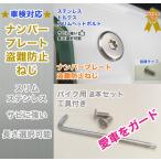 L型工具付 盗難防止ネジ 二輪車のナンバープレートねじ交換用 2本セット ステンレス トルクス スリムヘッド ボルト 低頭 フラット 長さ 8〜40mm