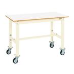 サカエ (SAKAE) 軽量高さ調整作業台ＴＫＫタイプ移動式 TKK6-157FCIV (038622) 《作業台》 【大型】