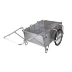 【ポイント15倍】【直送品】 昭和ブリッジ オールアルミ製折りたたみ式リヤカー SMC-3 【大型】