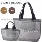 新色追加 2点セット エコバッグ DEAN＆DELUCA ディーン＆デルーカ トートバッグ ビーチ カジュアル メッシュ ショッピングバッグ SとL