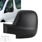 ショッピング２０１２ 【並行輸入品】1Pc バックミラーカバーキャップブラックスタイリッシュ耐傷性ウイングミラーキャップシトロエンベルランゴ B9 2012 2018