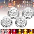 ショッピングスイカ 【並行輸入品】 スイカ LED ライトサイドマーカーライトクリアレンアウタードームライトトラックトレーラーウィンカーインジケータフラッシュハザード灯