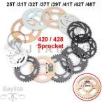 ショッピング三輪車 【並行輸入品】 バイク用リアチェーンスプロケット 428チェーン 48mm25t/31t/32t/41t/48t オフロード三輪車用