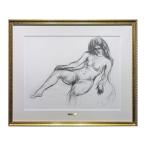 梅原龍三郎 『裸婦』 (23/175) リトグラフ 版画 美人画 日本人作家 有名画家 美術品 中古