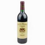 兵庫県内配送限定  CHATEAU MALESCOT SAINT EXUPERY MARGAUX 2001 シャトー・マレスコ・サン・テグジュペリ 750ml 12.5％ 果実酒 ワイン