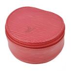 ショッピングヴィトン LOUIS VUITTON ルイ・ヴィトン エクランビジュー ジュエリーケース アクセサリーケース ポーチ 小物入れ M48227 エピ レッド系