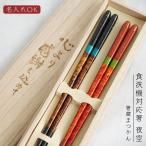 【ギフト】夜空 箸 ペア 日本製｜星空モ