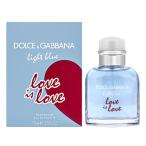 並行輸入品 ドルチェ＆ガッバーナ DOLCE＆GABBANA D＆G ライトブルー プールオム ラブイズラブ オードトワレ EDT SP 75ml 【香水】【あすつく】