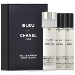 並行輸入品 シャネル CHANEL ブルー ドゥ シャネル トラベル スプレイ オードパルファム 20ml×3 EDP 〔3リフィル〕 SP fs 【香水 メンズ】【即納】