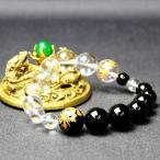 オニキス風水ブレスレット黒瑪瑙パワーストーンメンズレディース天然石ブレスレ...