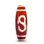 天珠 パワーストーン 一粒売り 天然石 バラ売り パーツ 材料 風水 開運グッズ 縁起物 2026 ポイント消化 ( 金銭鈎天珠 ビッグ 1個 )
