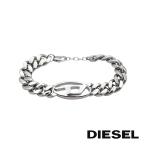 DIESEL дизель DX1432040 мужской серебряный Logo браслет аксессуары подарок [ за границей стандартный товар ]