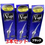 【ブラック】【3本セット】細毛・薄毛をボリュームアップ ピノーレ Ｖ−ｕｐ ヘアスプレー ブラック 220g×3個【増毛スプレー・薄毛用スプレー】【優】