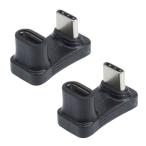 Type-C изменение адаптер 2 шт. комплект U знак type угол USB3.1 модель C изображение сигнал соответствует максимальный 100W USB PD данные пересылка Steam Deck смартфон 