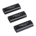 Type-C удлинение трансляция адаптер 3 шт. комплект USB 3.1 USB C модель C MAX 100W данные пересылка маленький размер изображение сигнал соответствует простой подключение 