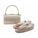 日本製 礼装用 帯地 草履バッグセッ