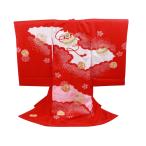 o. три . золотой пешка вышивка ввод диафрагмирования рисунок натуральный шелк кимоно длинное нижнее кимоно комплект женщина . девочка ребенок производство надеты праздничная одежда красный серия .. type текстильный узор un-224