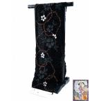 有松鳴海 総絞り 有松 有松絞り ゆかた 反物 浴衣 AR-269 絞り浴衣 黒地