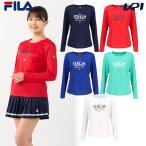 フィラ FILA テニスウェア レディース   ロングスリーブグラフィックTシャツ CZ6SGW043 2026SS