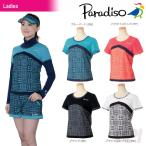 PARADISO パラディーゾ 「レディース半袖ゲームシャツ ICL01A」テニスウェア「2017FW」『即日出荷』