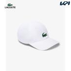  Lacoste LACOSTE теннис колпак * козырек унисекс [nobak*jokobichi] передний wani Logo колпак черный - 031 RK2450-99-031