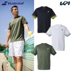 バボラ Babolat テニスウェア ユニセックス PLAY SHORT SLEEVE SHIRT  ショートスリーブシャツ BUP6504 2026SS