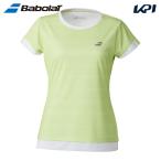 ショッピング半額以下 バボラ Babolat テニスウェア レディース   CLUB SHORT SLEEVE SHIRT ゲームシャツ ショートスリーブシャツ BWG4330C-2025 2025SS