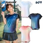 バボラ Babolat テニスウェア レディース PURE SHORT SLEEVE SHIRT ゲームシャツ 半袖シャツ BWG5377 2025FW 7月下旬発売予定※予約