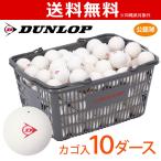 「ネーム入れ対象外」DUNLOP ダンロップ ソフトテニスボール 公認球 バスケット入 10ダース 120球  軟式テニスボール「部活応援キャンペーン」