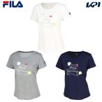  filler FILA теннис одежда женский графика футболка EL0210 2025FW