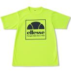 エレッセ Ellesse テニスウェア ユニセックス ショートスリーブプラクティススクエアロゴクルー EM09107 2019SS