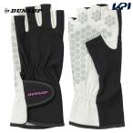 「ポスト投函便で送料無料」ダンロップ DUNLOP テニスアクセサリー レディース シリコンプリントグローブ 両手セット ハーフタイプ TGG-0137W